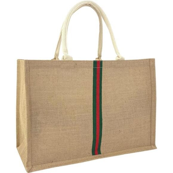 Woven Large Beach Bag Straw Bag Beach Tote Handmade Weaving Shoulder Bag - Picture 1 of 7